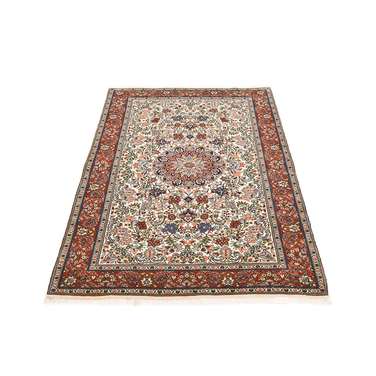 Persisk tæppe - Bijar - 205 x 139 cm - creme