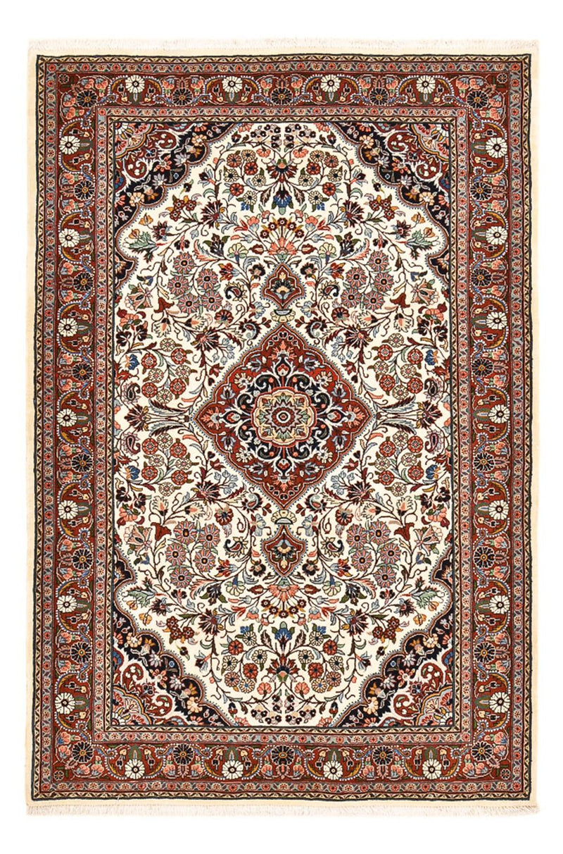 Persisk tæppe - Bijar - 209 x 139 cm - creme