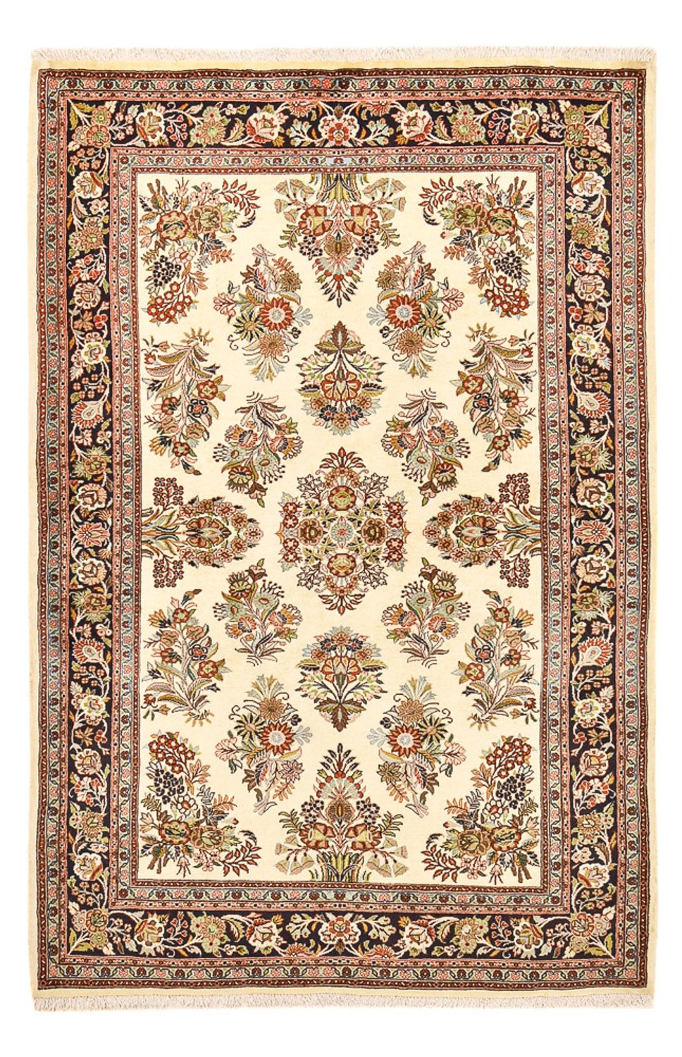 Persisk tæppe - Bijar - 212 x 140 cm - beige