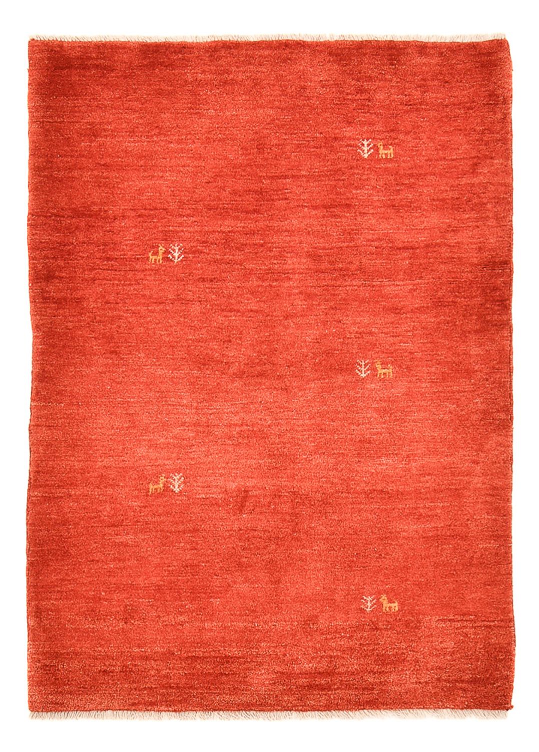 Gabbeh-tæppe - Persisk - 170 x 124 cm - rød