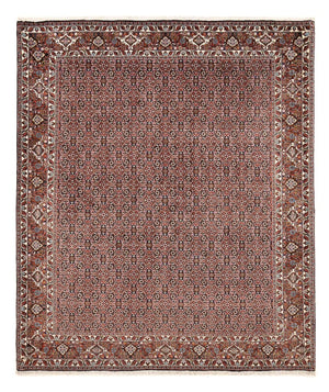 Persisk tæppe - Bijar - 239 x 202 cm - rust