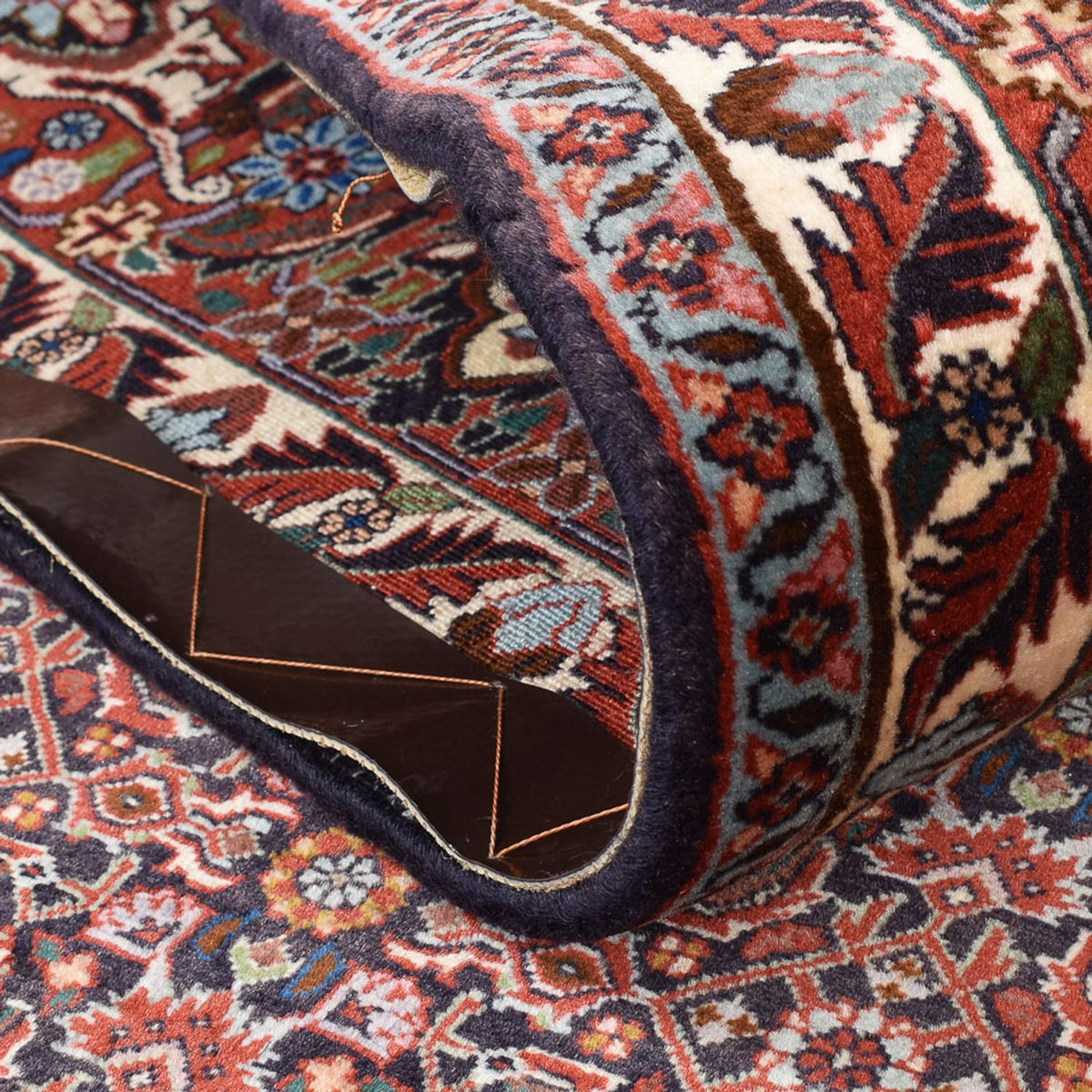 Persisk tæppe - Bijar - 239 x 202 cm - rust