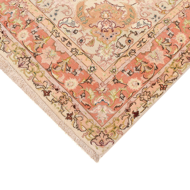 Persisk tæppe - Tabriz - Royal - 210 x 153 cm - lys beige