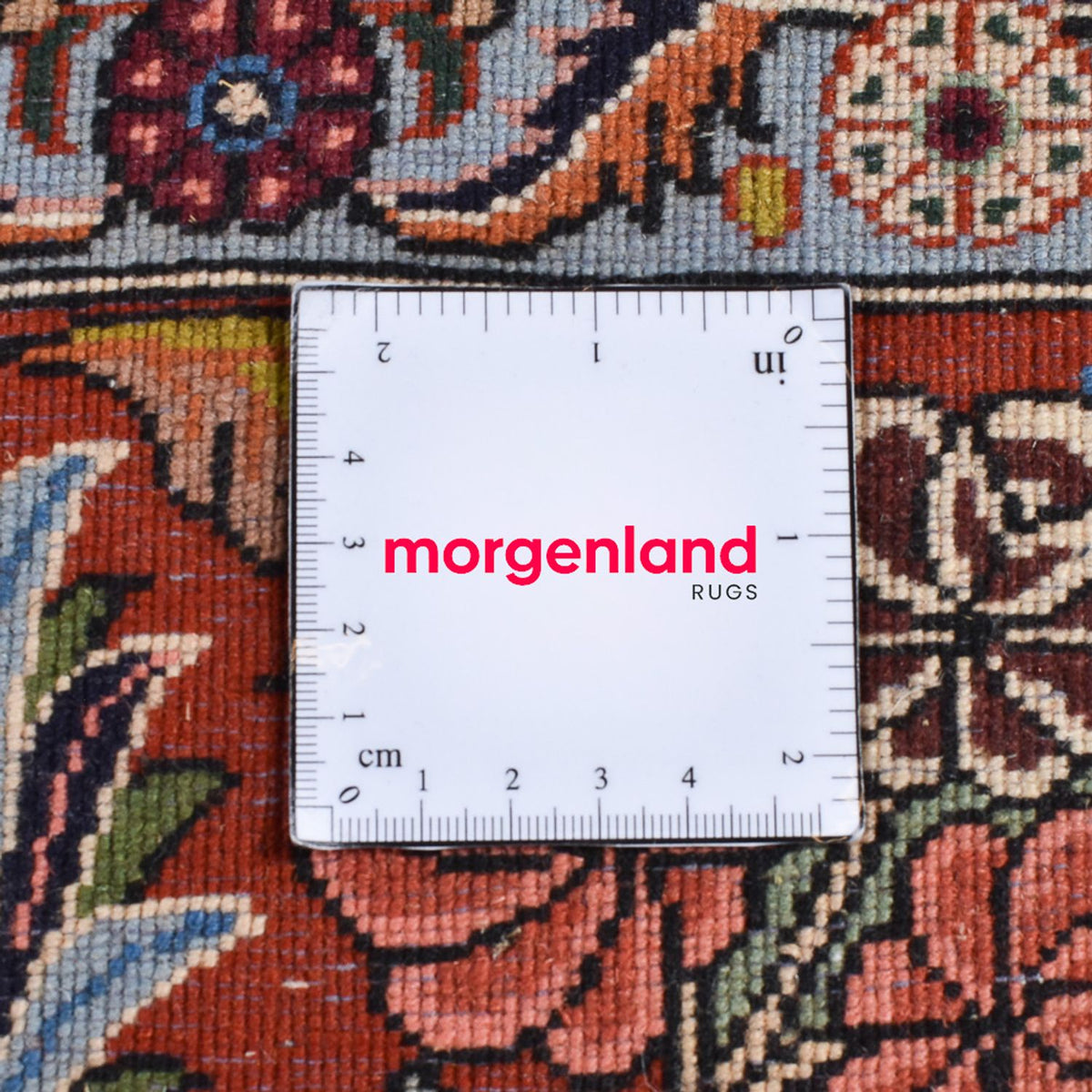 Persisk tæppe - Bijar - 298 x 199 cm - mørkeblå