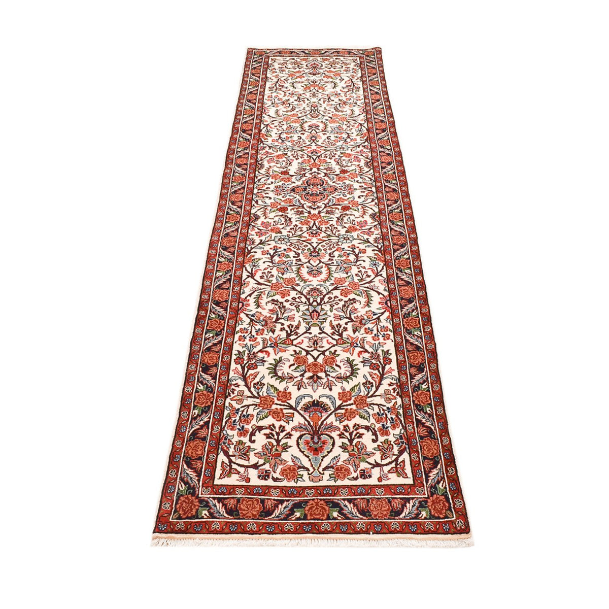 Løber Persisk tæppe - Bijar - 316 x 76 cm - beige