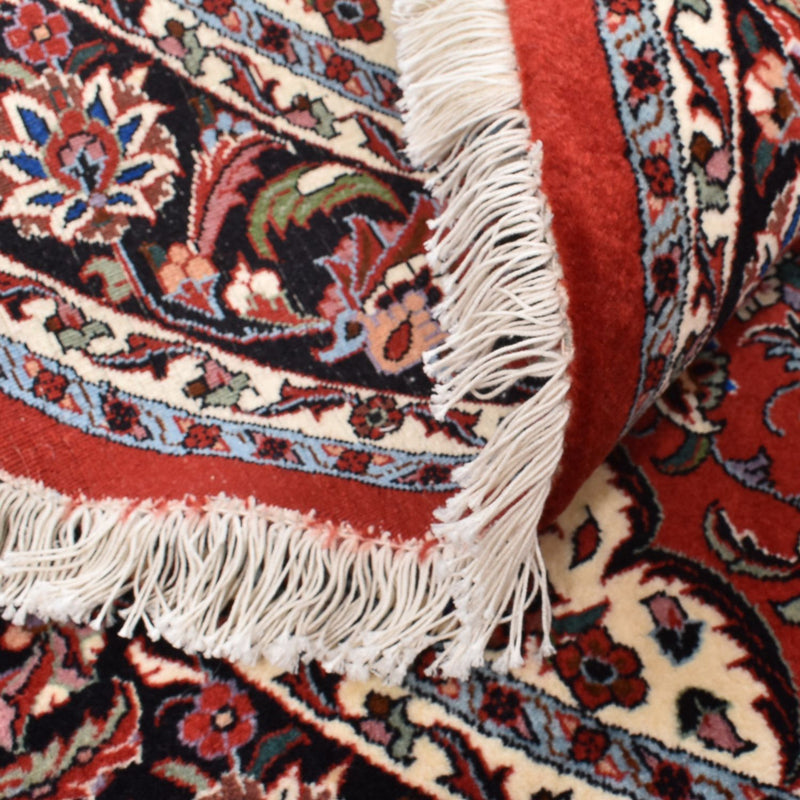 Persisk tæppe - Bijar rundt  - 145 x 145 cm - rød