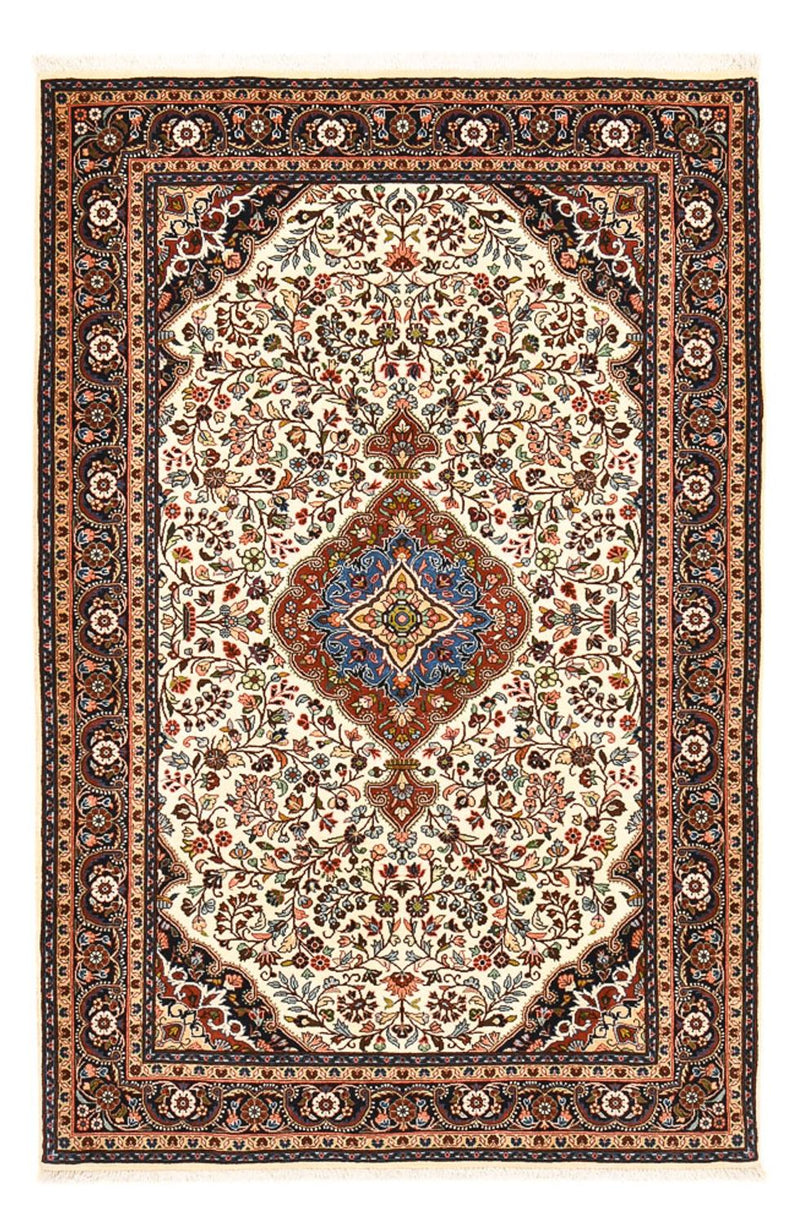 Persisk tæppe - Bijar - 215 x 137 cm - creme