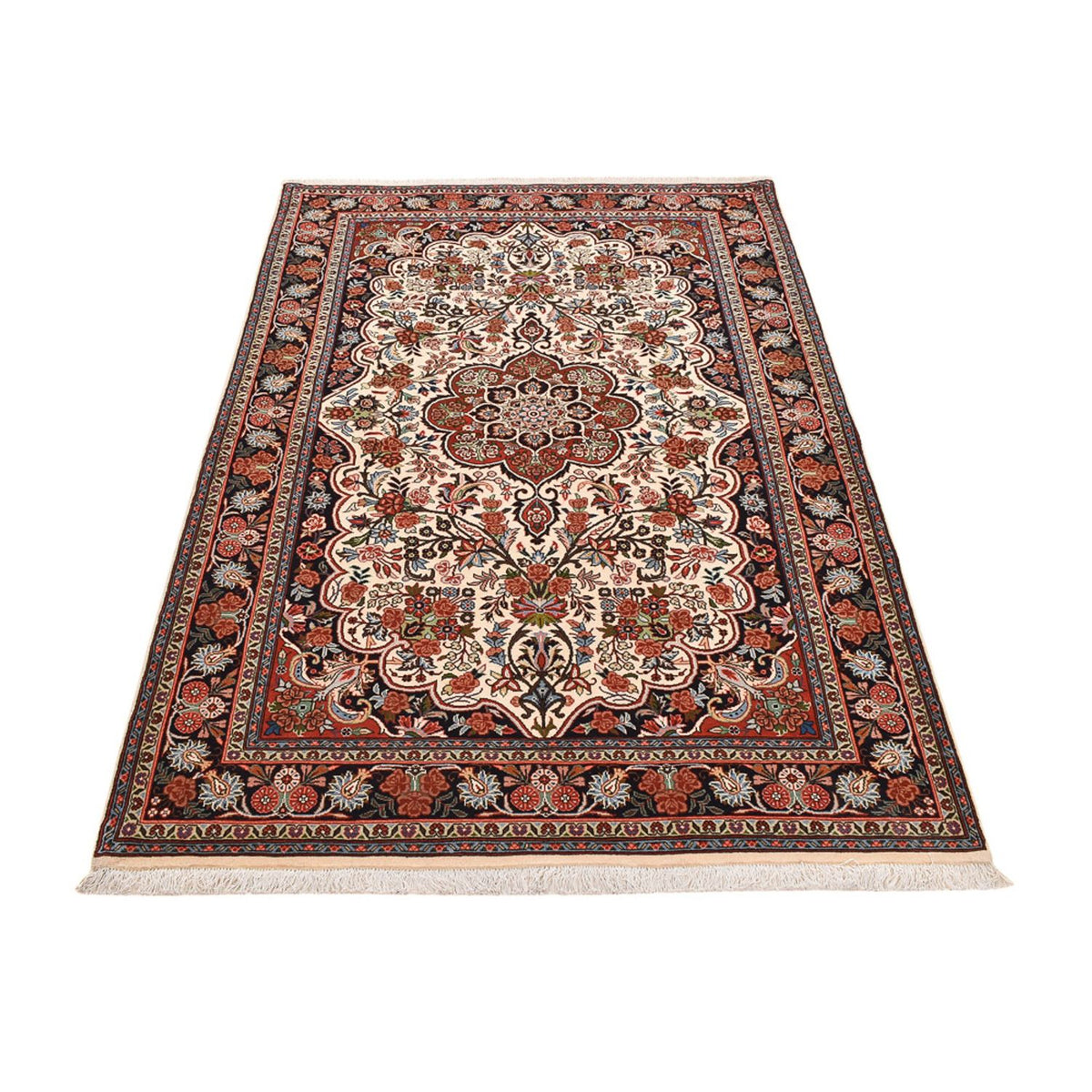 Persisk tæppe - Bijar - 218 x 139 cm - creme