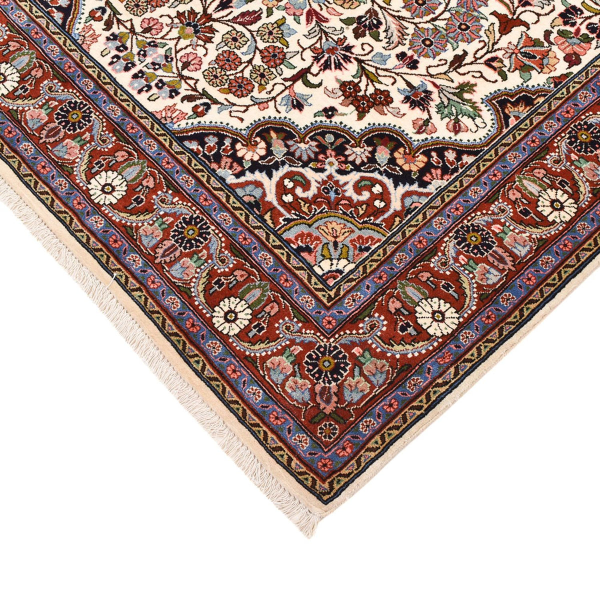 Persisk tæppe - Bijar - 208 x 136 cm - creme