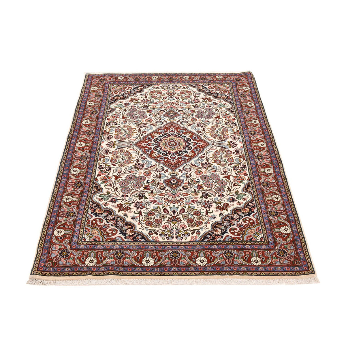 Persisk tæppe - Bijar - 208 x 136 cm - creme