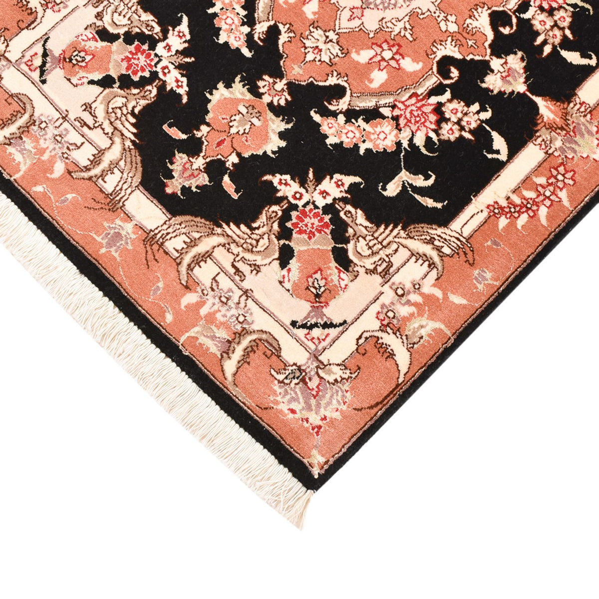 Persisk tæppe - Tabriz - Royal - 88 x 60 cm - mørkeblå