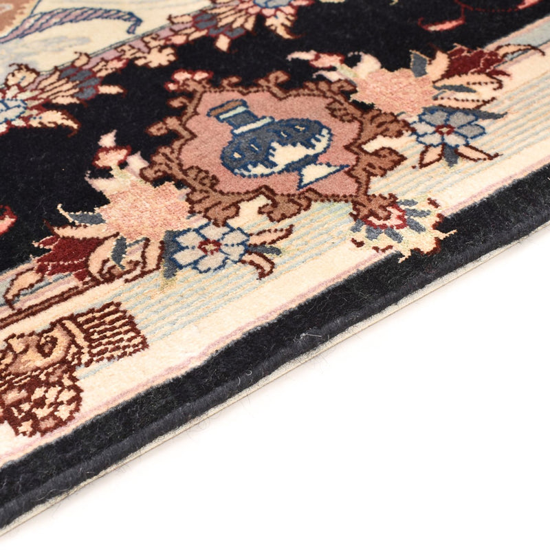 Persisk tæppe - Tabriz - Royal - 90 x 60 cm - mørkeblå