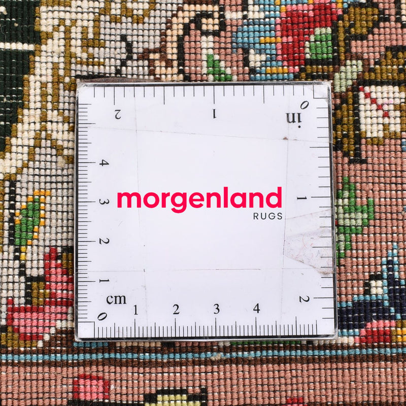 Persisk tæppe - Tabriz - Royal - 90 x 60 cm - mørkeblå