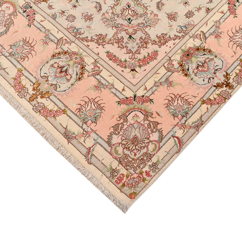 Persisk tæppe - Tabriz - Royal - 312 x 202 cm - mørk beige
