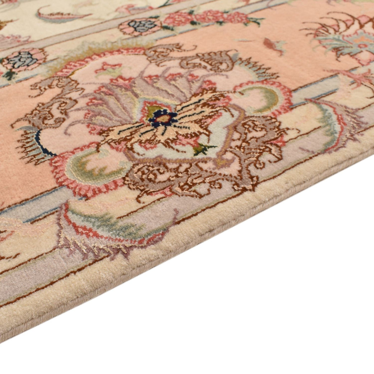 Persisk tæppe - Tabriz - Royal - 312 x 202 cm - mørk beige