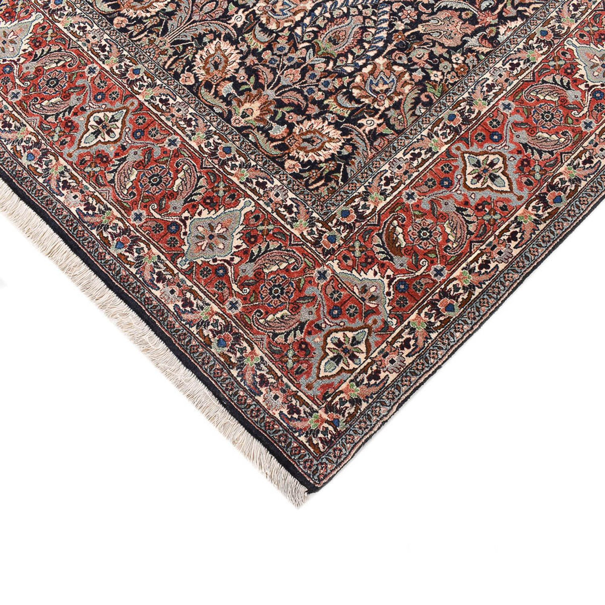 Persisk tæppe - Bijar firkantet  - 206 x 200 cm - rust