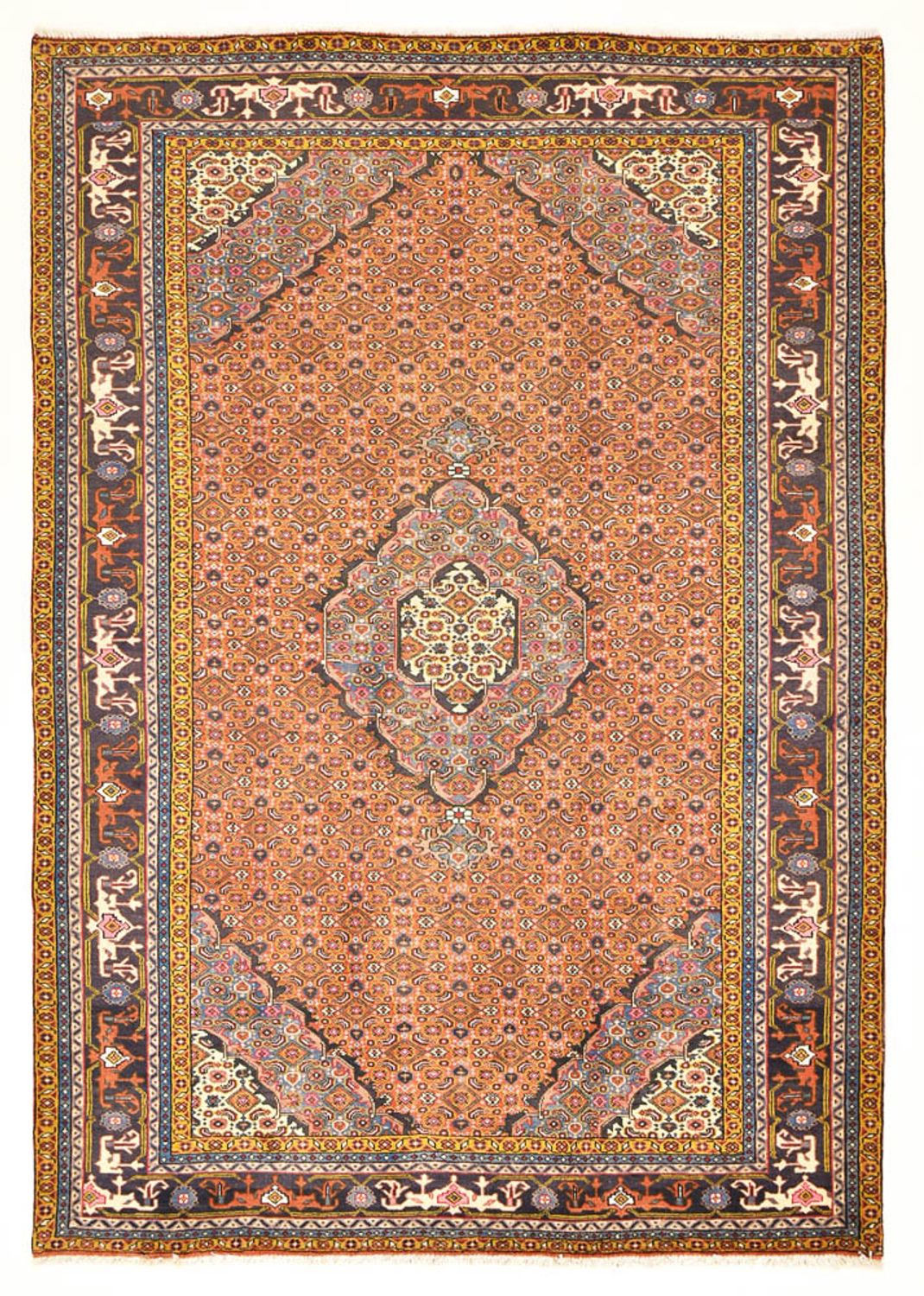 Persisk tæppe - Nomadisk - 288 x 197 cm - orange