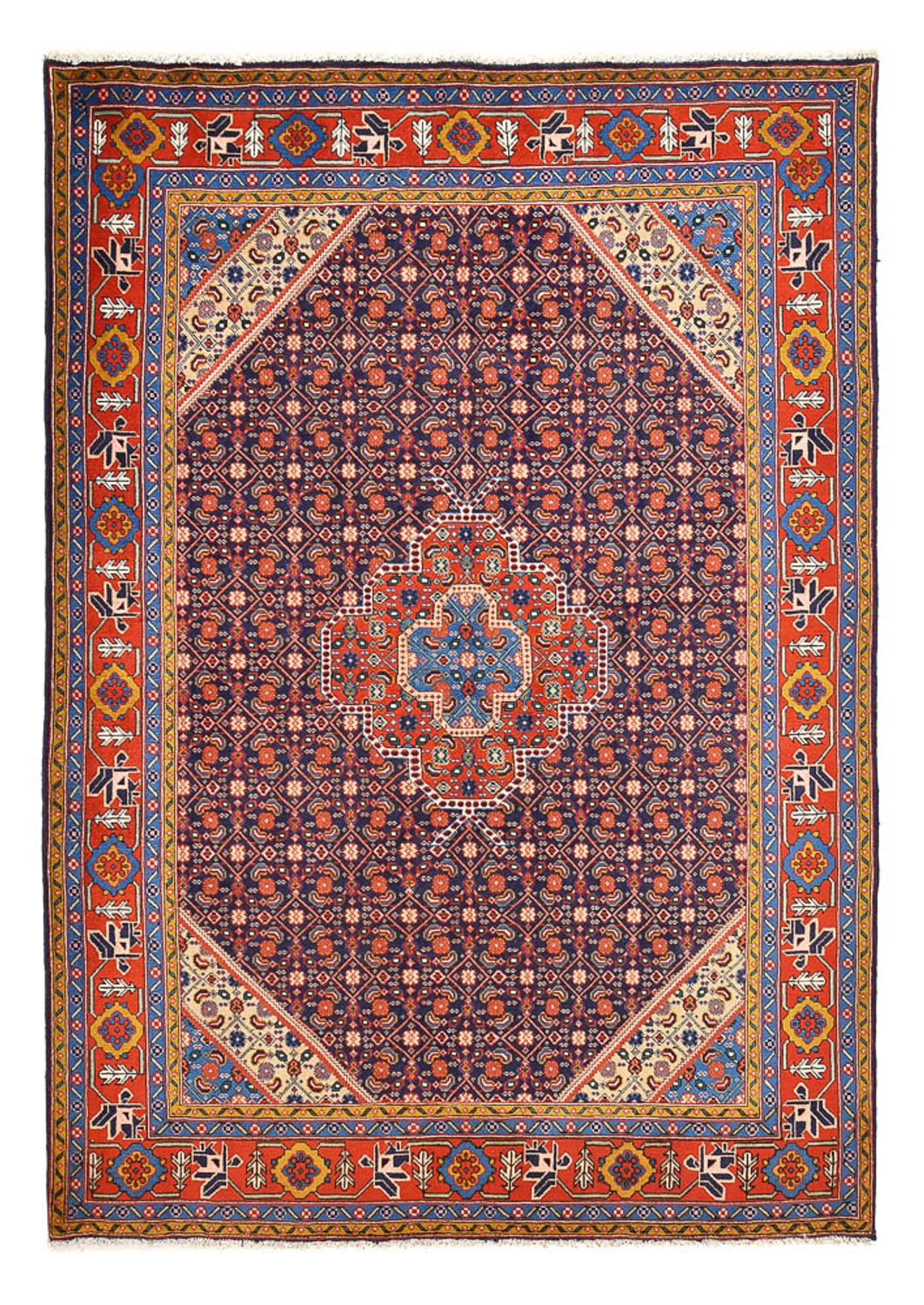 Persisk tæppe - Nomadisk - 277 x 198 cm - lilla
