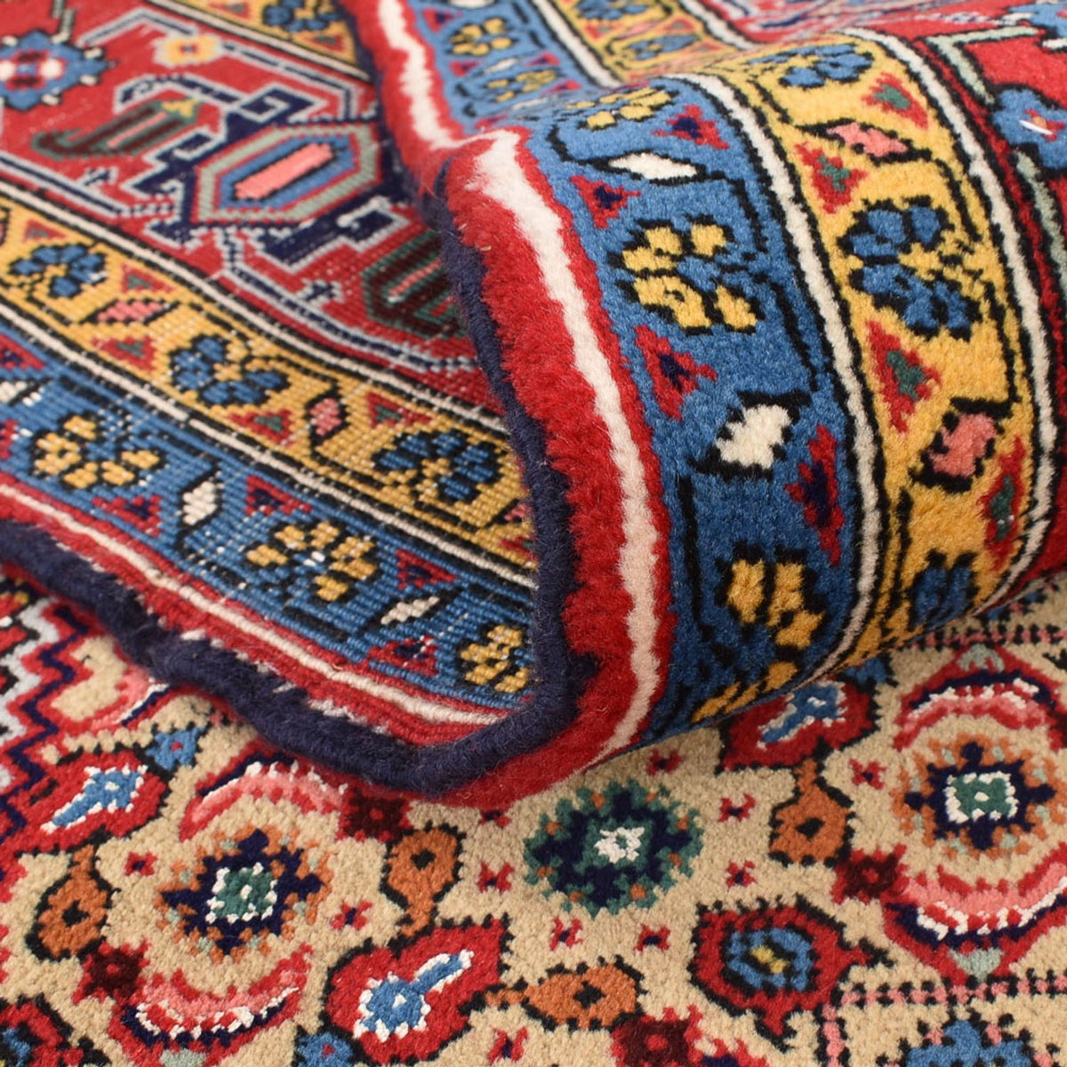 Persisk tæppe - Nomadisk - 302 x 200 cm - lysrød