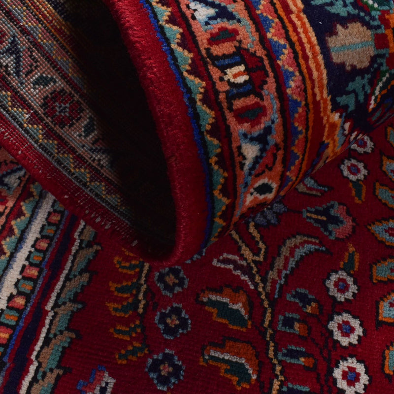 Persisk tæppe - Nomadisk - 300 x 204 cm - mørkerød