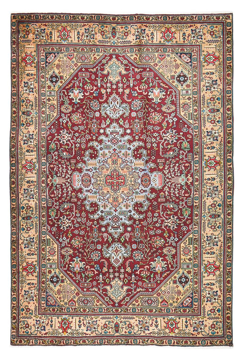 Persisk tæppe - Tabriz - Royal - 298 x 203 cm - rød