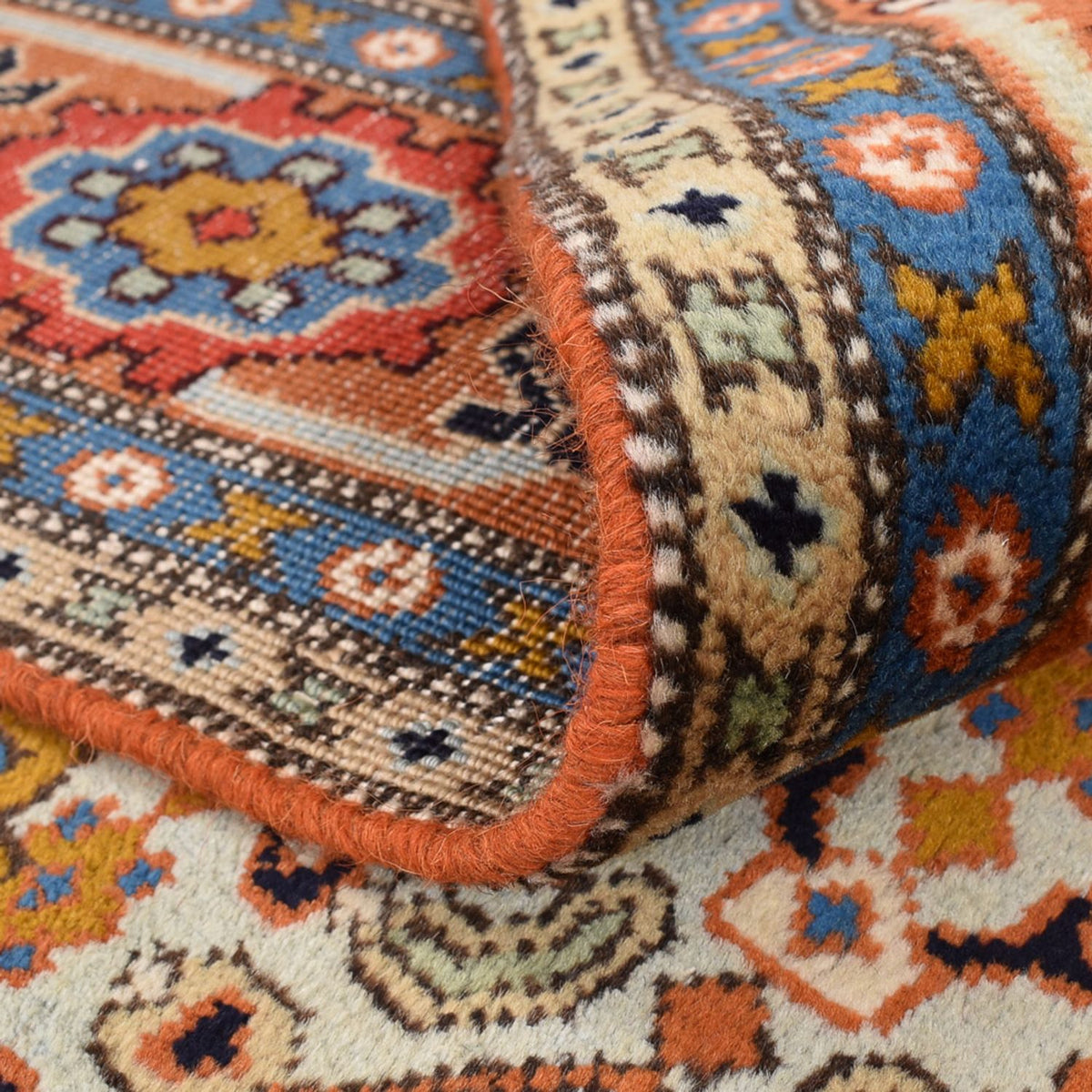 Persisk tæppe - Tabriz - 302 x 197 cm - mørk beige