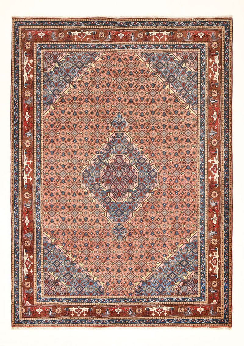 Persisk tæppe - Nomadisk - 281 x 201 cm - lysrød