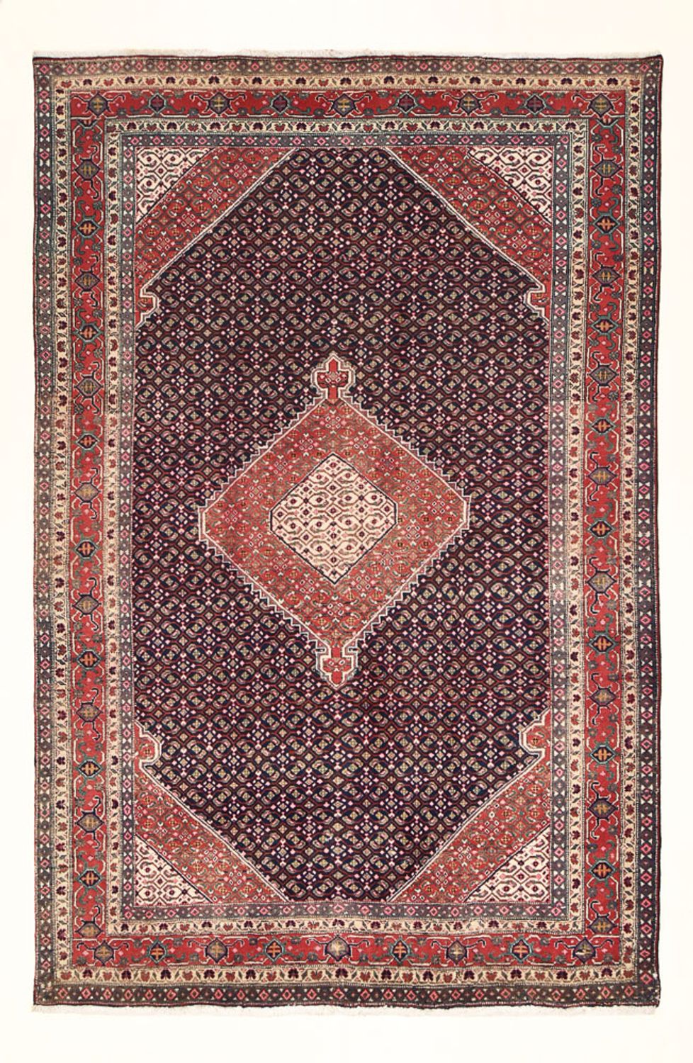 Persisk tæppe - Tabriz - 303 x 200 cm - rust