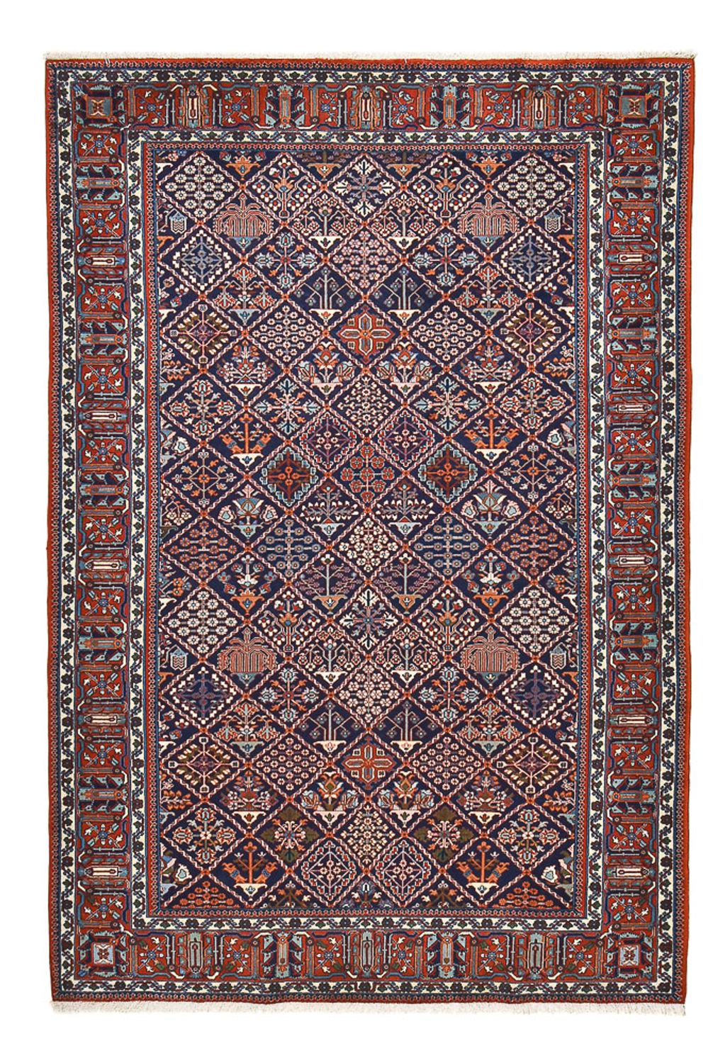 Persisk tæppe - Nomadisk - 292 x 200 cm - rust