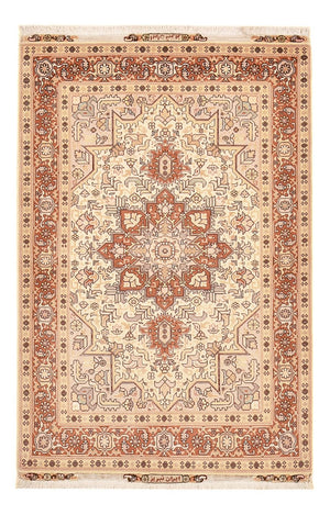 Persisk tæppe - Tabriz - Royal - 153 x 100 cm - lys beige