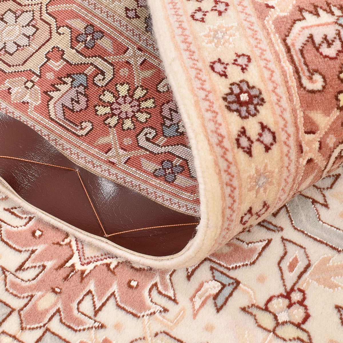 Persisk tæppe - Tabriz - Royal - 153 x 100 cm - lys beige