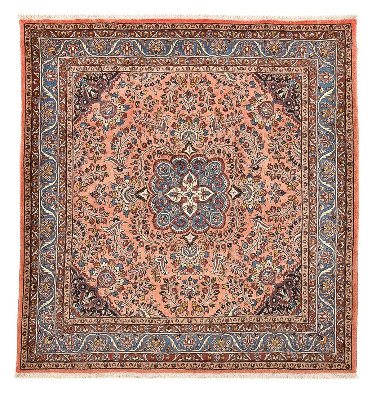 Persisk tæppe - Nomadisk - 223 x 214 cm - pink