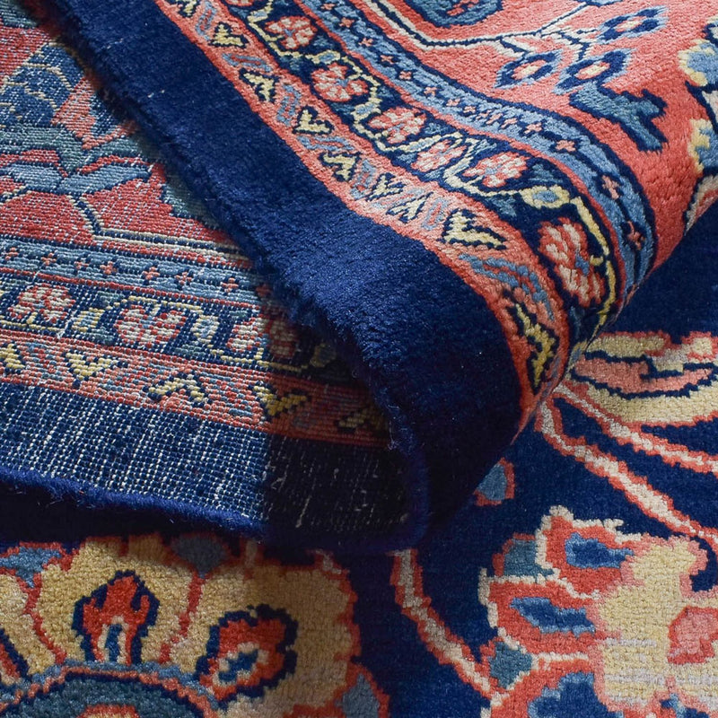 Persisk tæppe - Classic - 360 x 273 cm - mørkeblå