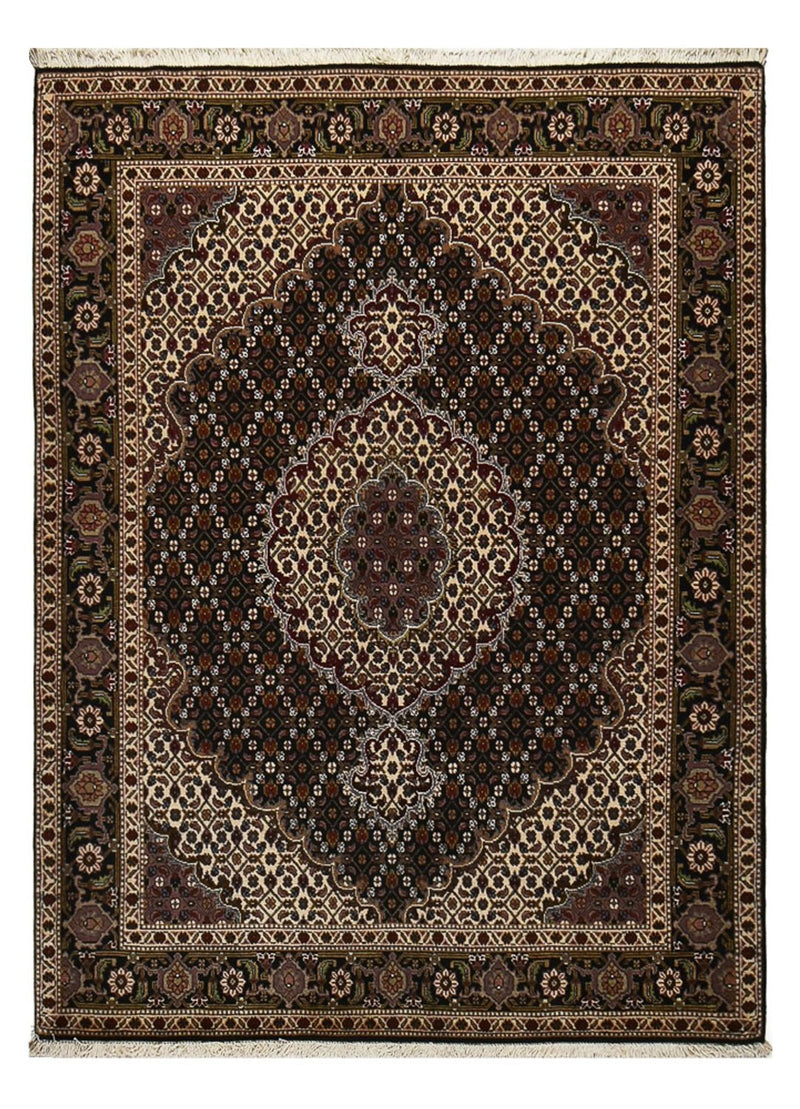 Persisk tæppe - Tabriz - Royal - 196 x 148 cm - mørkebrun