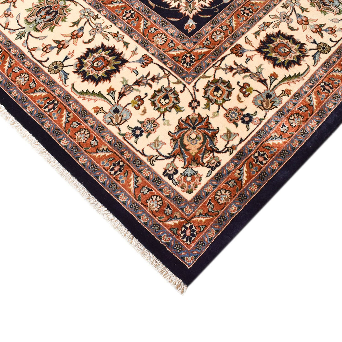 Persisk tæppe - Classic - Royal - 396 x 296 cm - mørkeblå