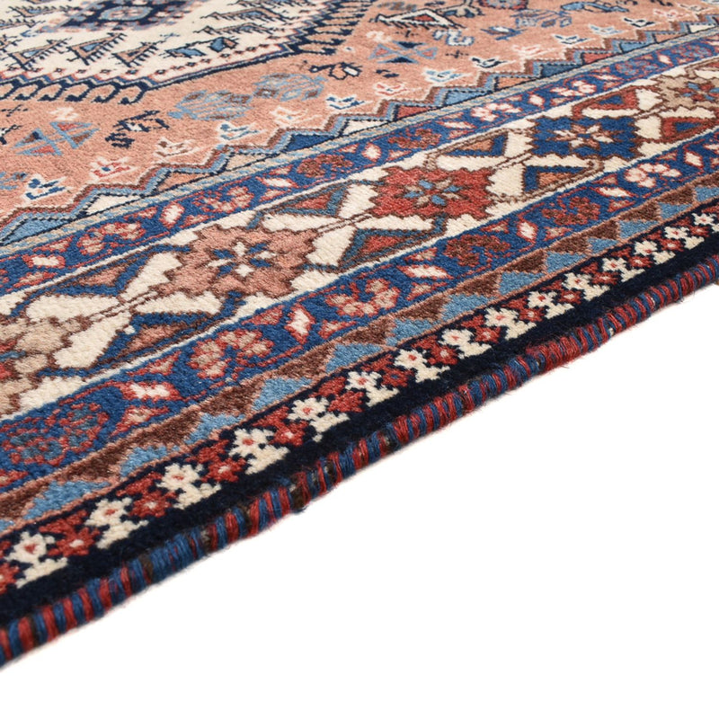 Persisk tæppe - Nomadisk firkantet  - 203 x 193 cm - lysrød