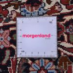 Persisk tæppe - Bijar rundt  - 300 x 300 cm - lysrød