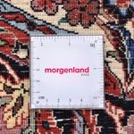 Persisk tæppe - Bijar rundt  - 150 x 150 cm - rød