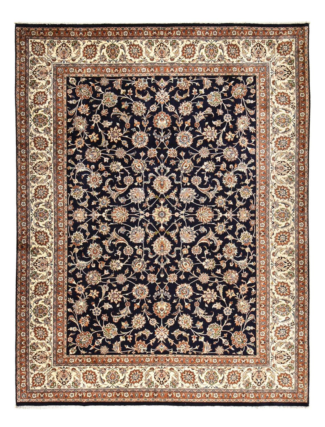Persisk tæppe - Classic - Royal - 389 x 300 cm - mørkeblå