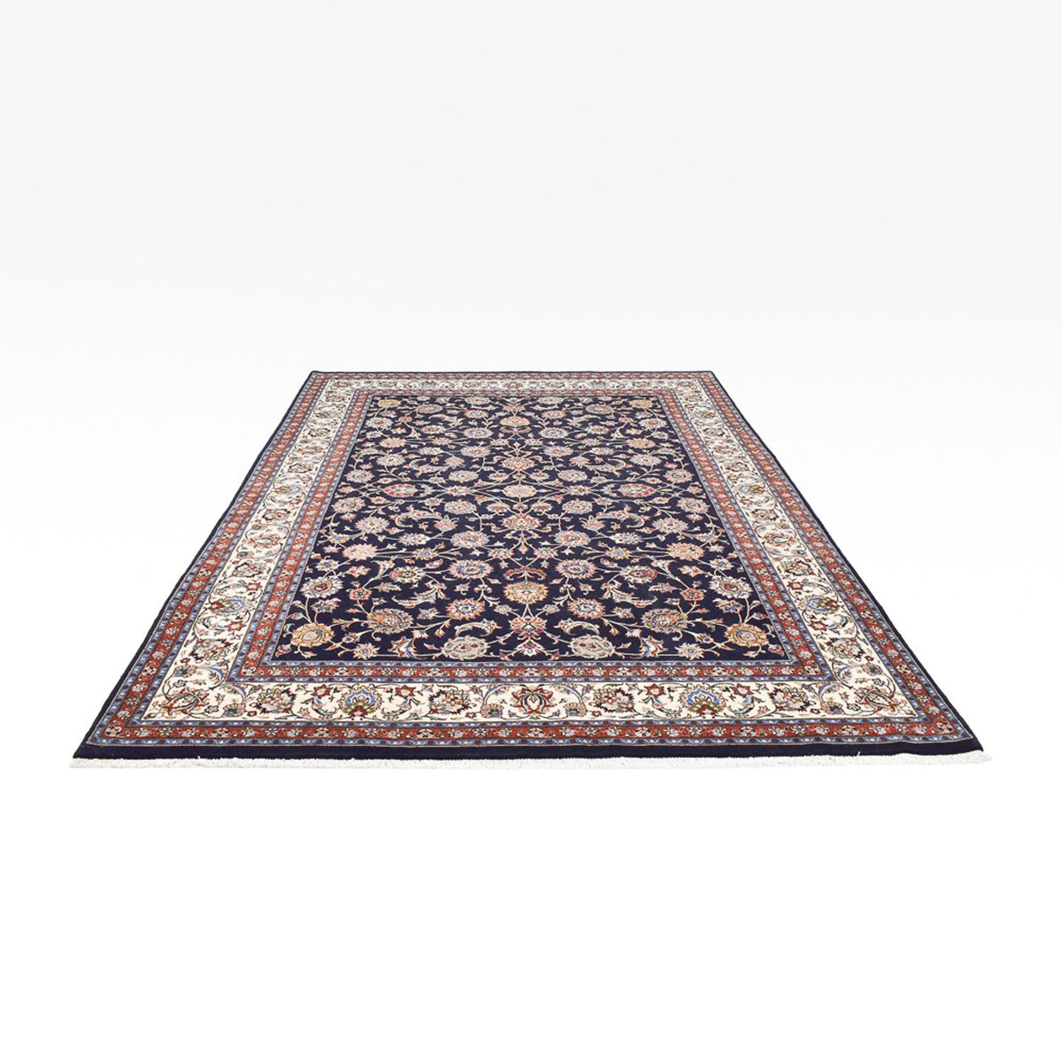 Persisk tæppe - Classic - Royal - 346 x 246 cm - mørkeblå