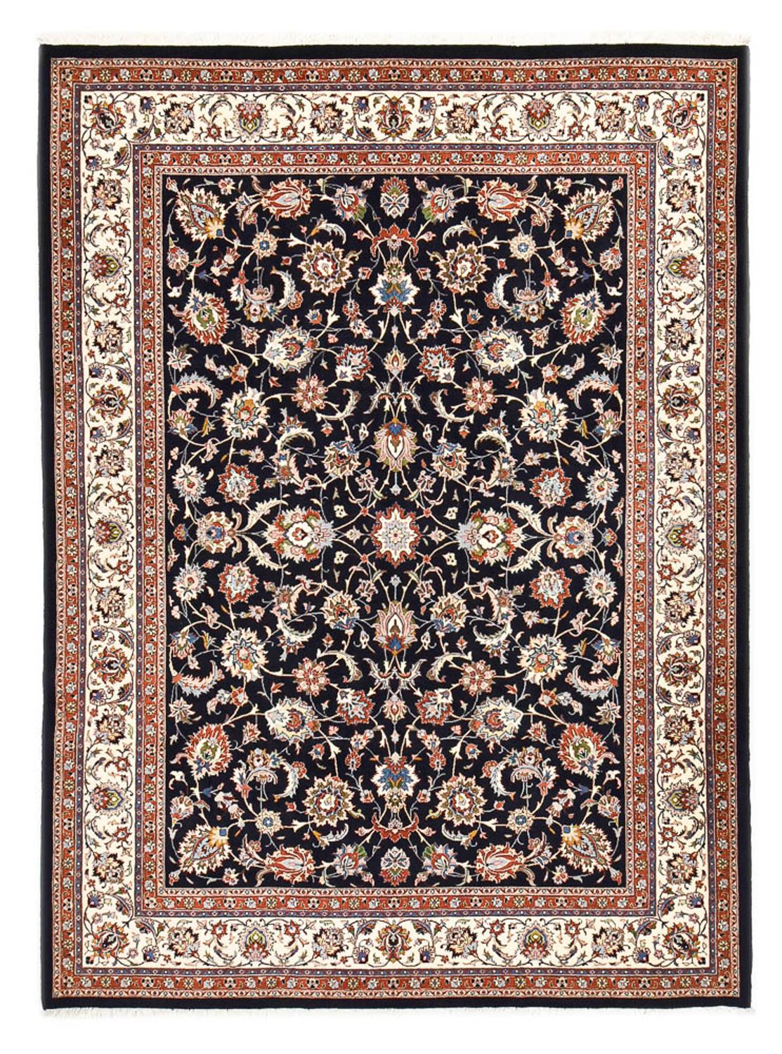 Persisk tæppe - Classic - Royal - 345 x 252 cm - mørkeblå