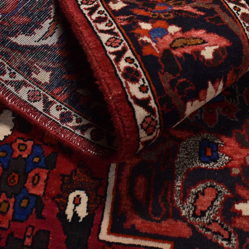 Persisk tæppe - Nomadisk - 313 x 203 cm - mørkerød