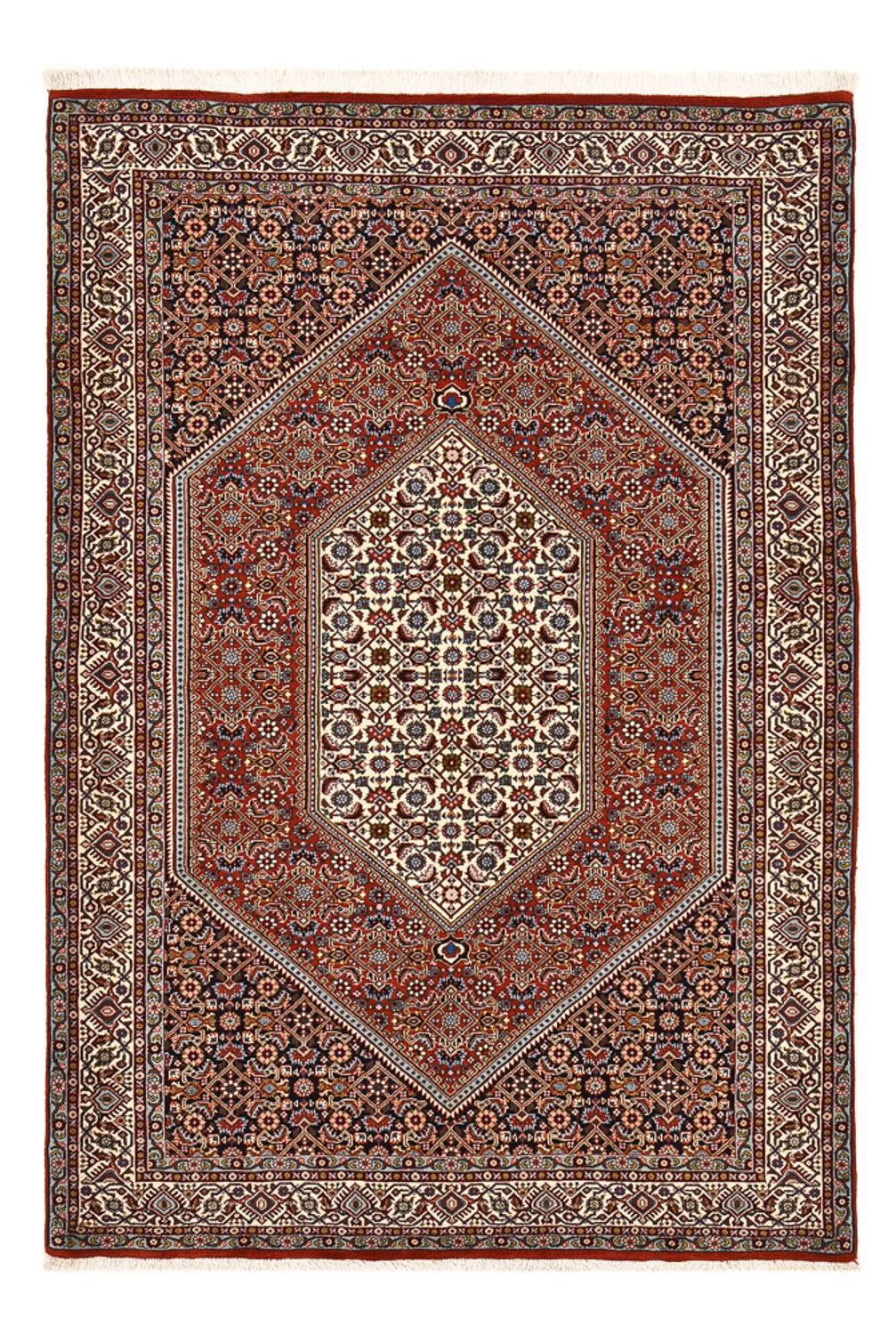 Persisk tæppe - Bijar - 214 x 147 cm - rust