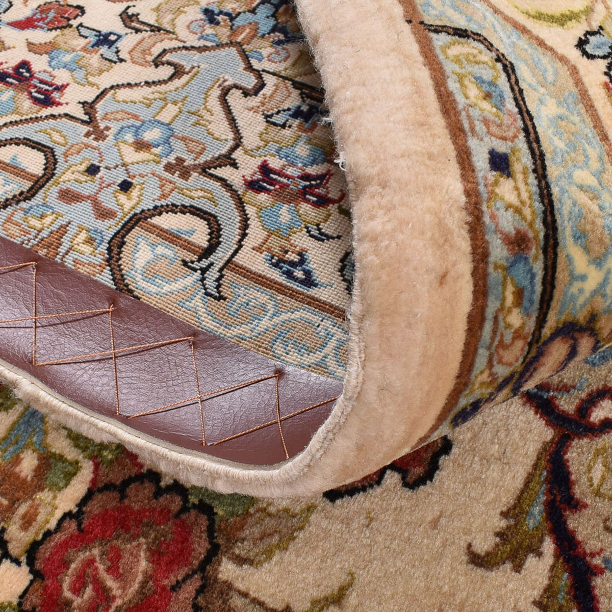 Persisk tæppe - Ghom - Royal - 211 x 130 cm - lys beige