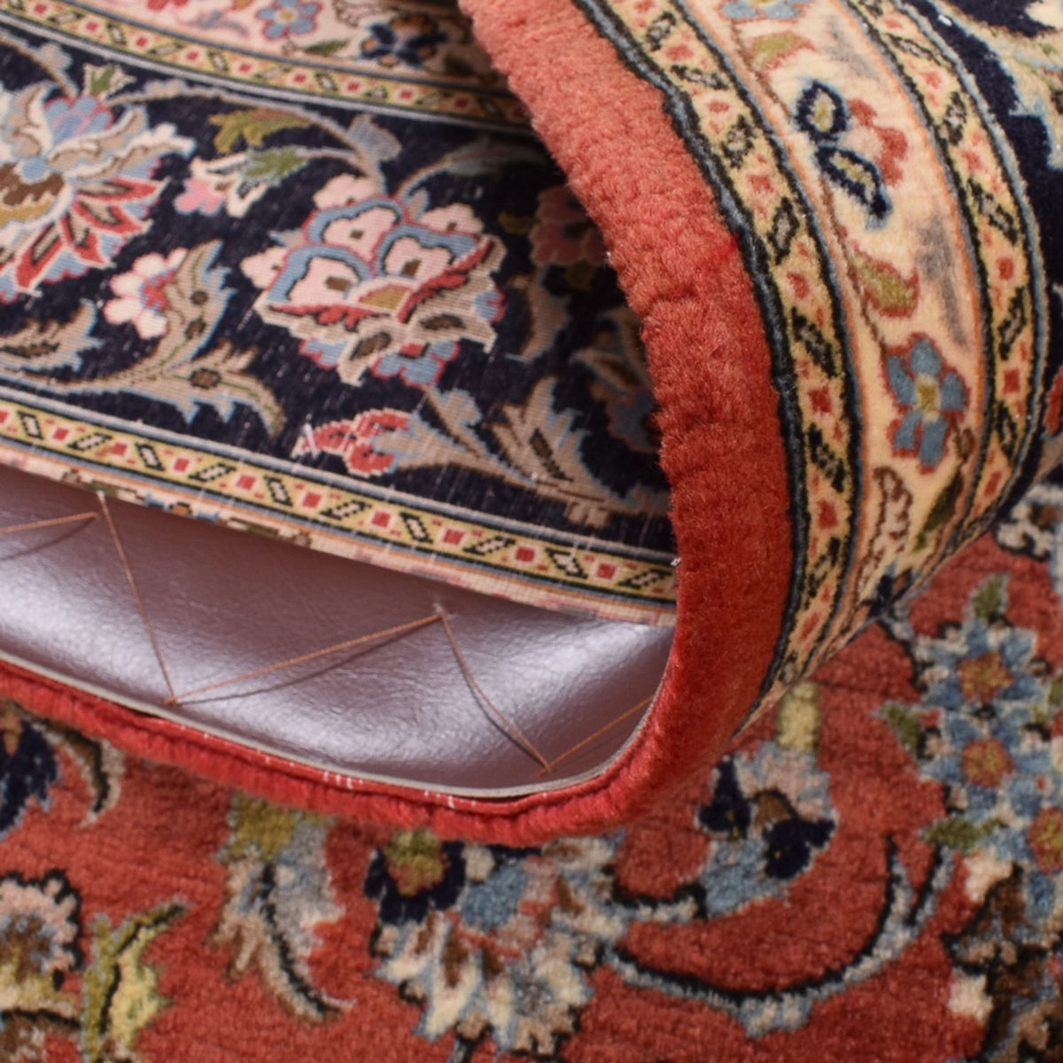 Persisk tæppe - Ghom - Royal - 220 x 141 cm - rød