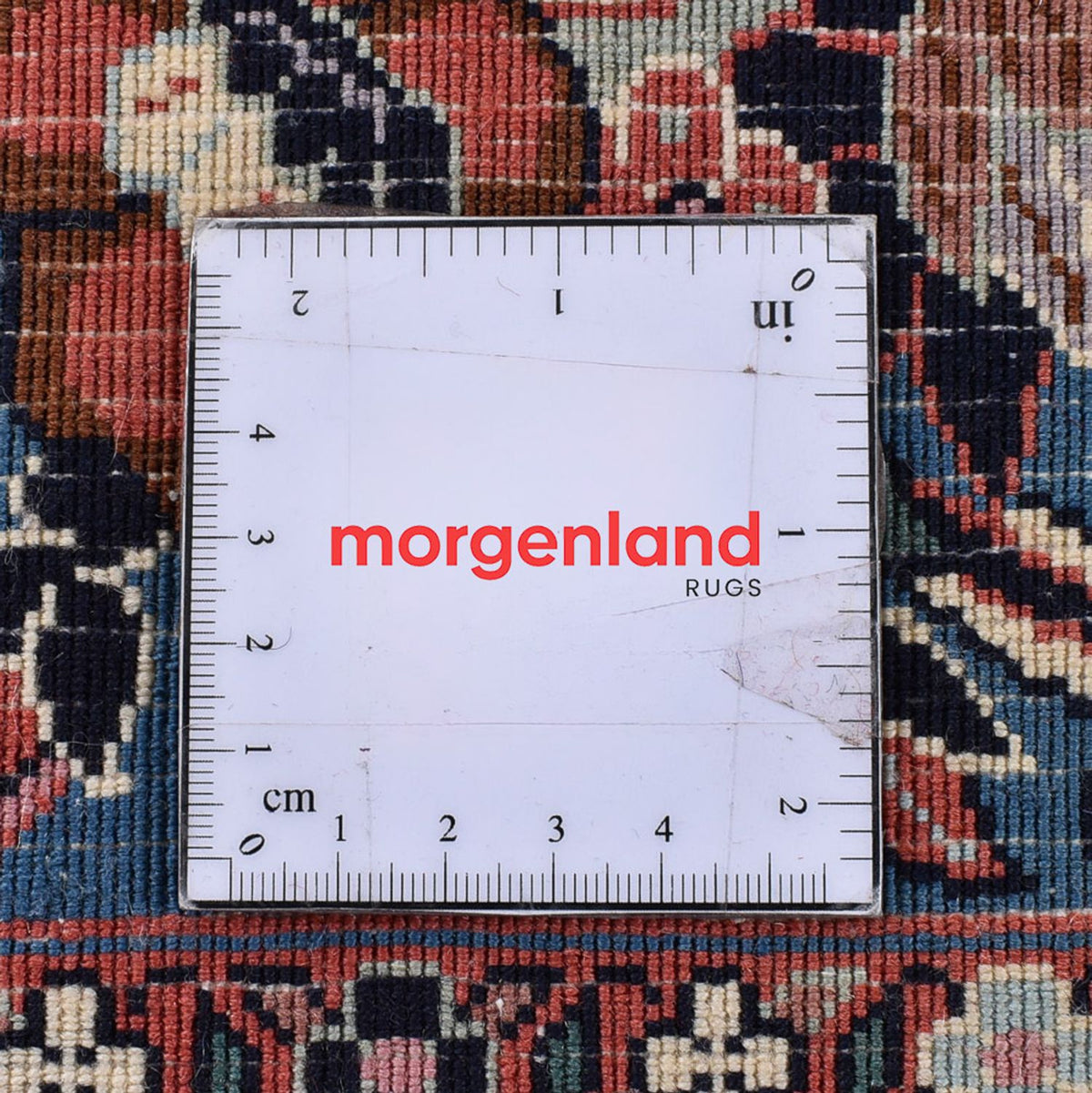 Persisk tæppe - Bijar - 400 x 302 cm - mørkeblå