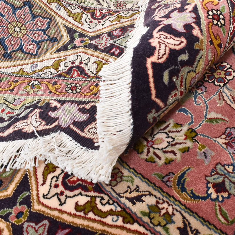 Persisk tæppe - Tabriz - Royal rundt  - 250 x 250 cm - flerfarvet