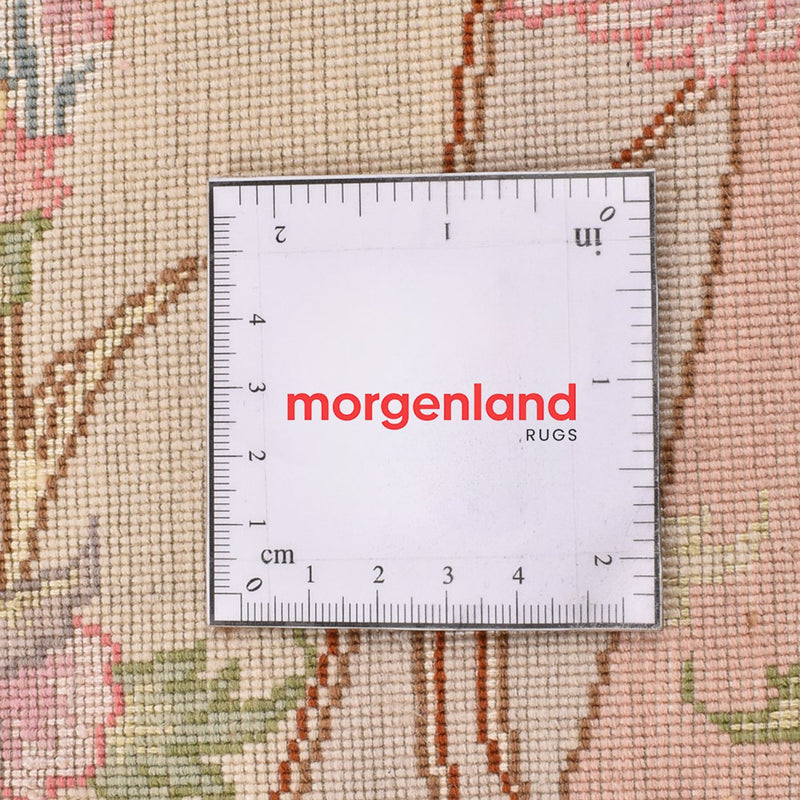 Persisk tæppe - Tabriz - Royal rundt  - 143 x 143 cm - laks