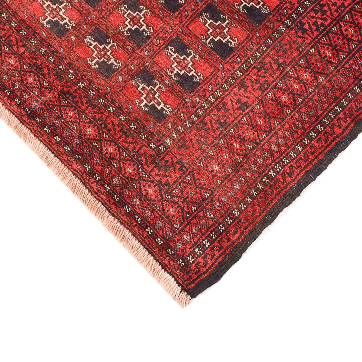 Baluch-tæppe - 124 x 95 cm - rød