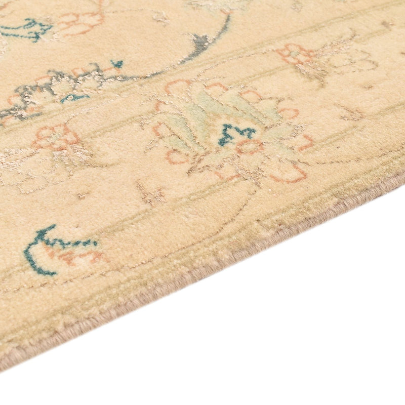 Løber Persisk tæppe - Tabriz - Royal - 203 x 77 cm - lys beige